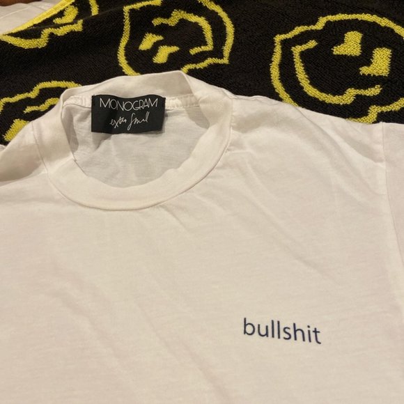 Bullshit T-Shirt by Monogram Studios Women's XS - Picture 2 of 4